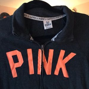 Victoria secrets PINK zip up crew hoodie